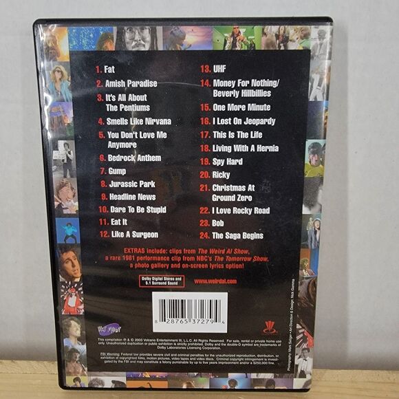 DVD "Weird Al" Yankovic: The Ultimate Video Collection w/ insert - Picture 4 of 4